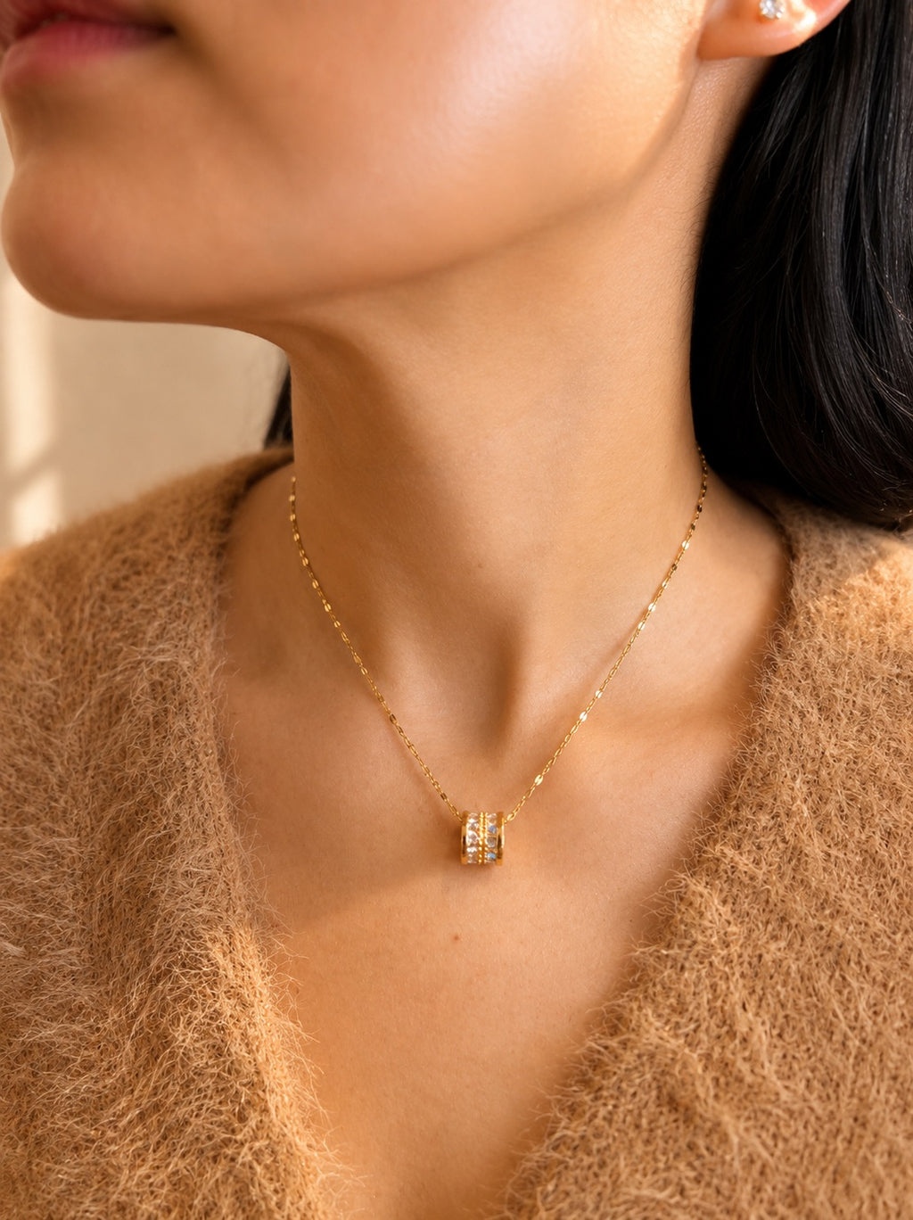 Halo Necklace | Silver