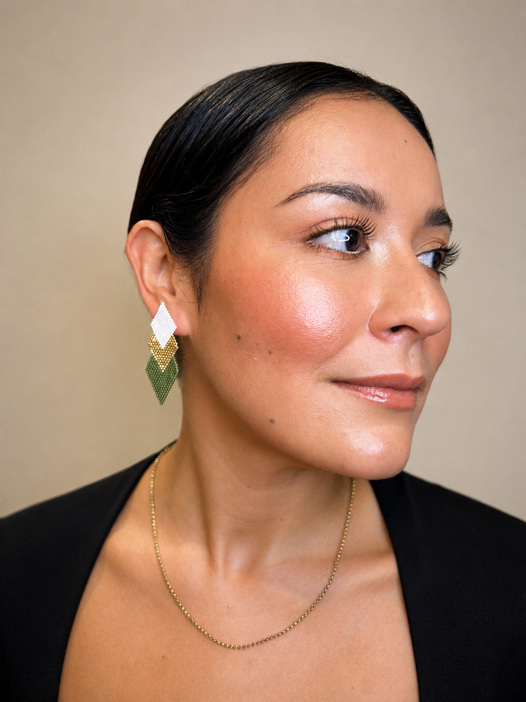 Emerald Cascade Earrings