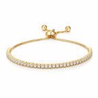 Golden Tennis Bracelet