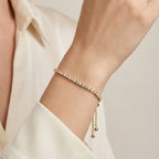 Golden Tennis Bracelet