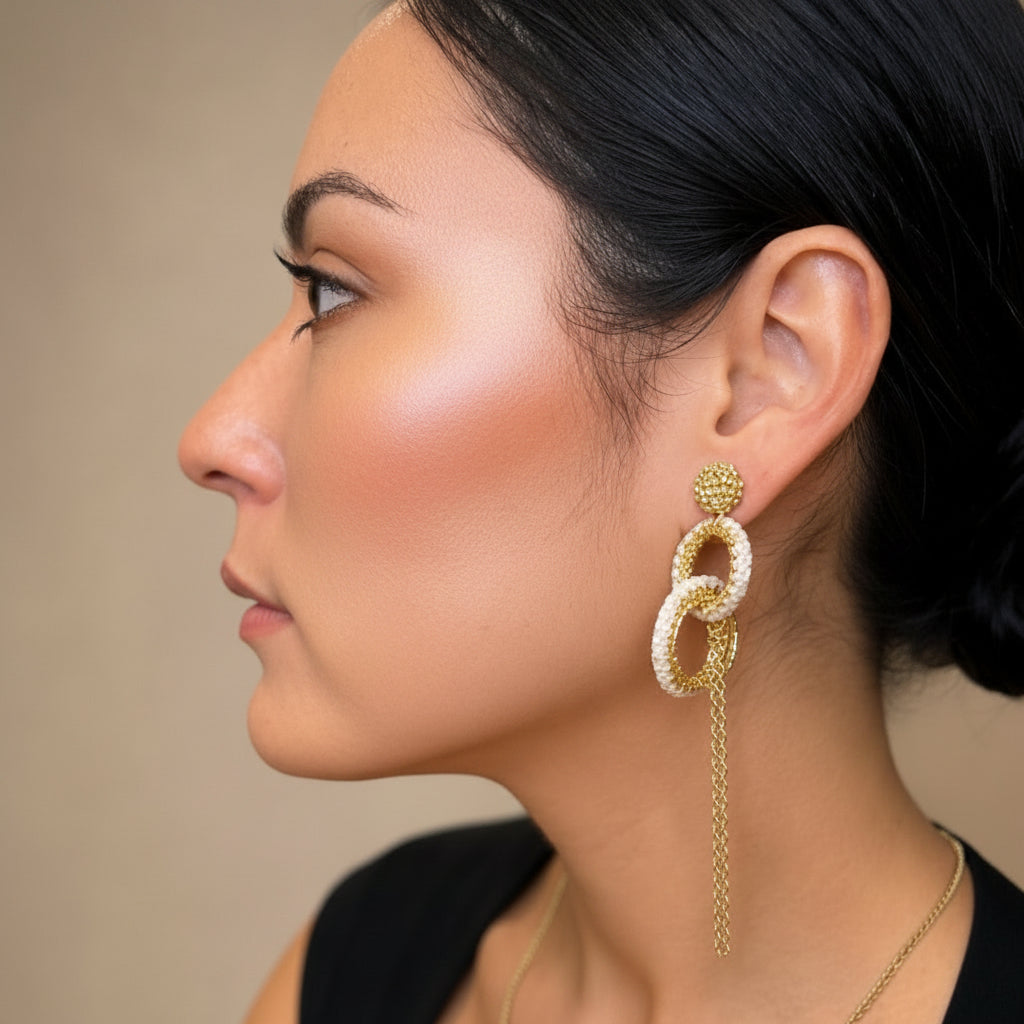 Aurora Loop Earrings | Dark Grey