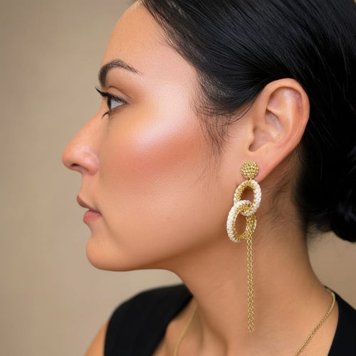 Aurora Loop Earrings | Ivory