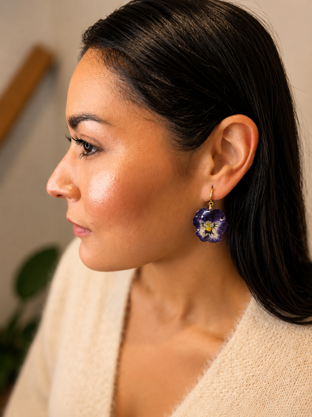 Indigo Mini Hoops