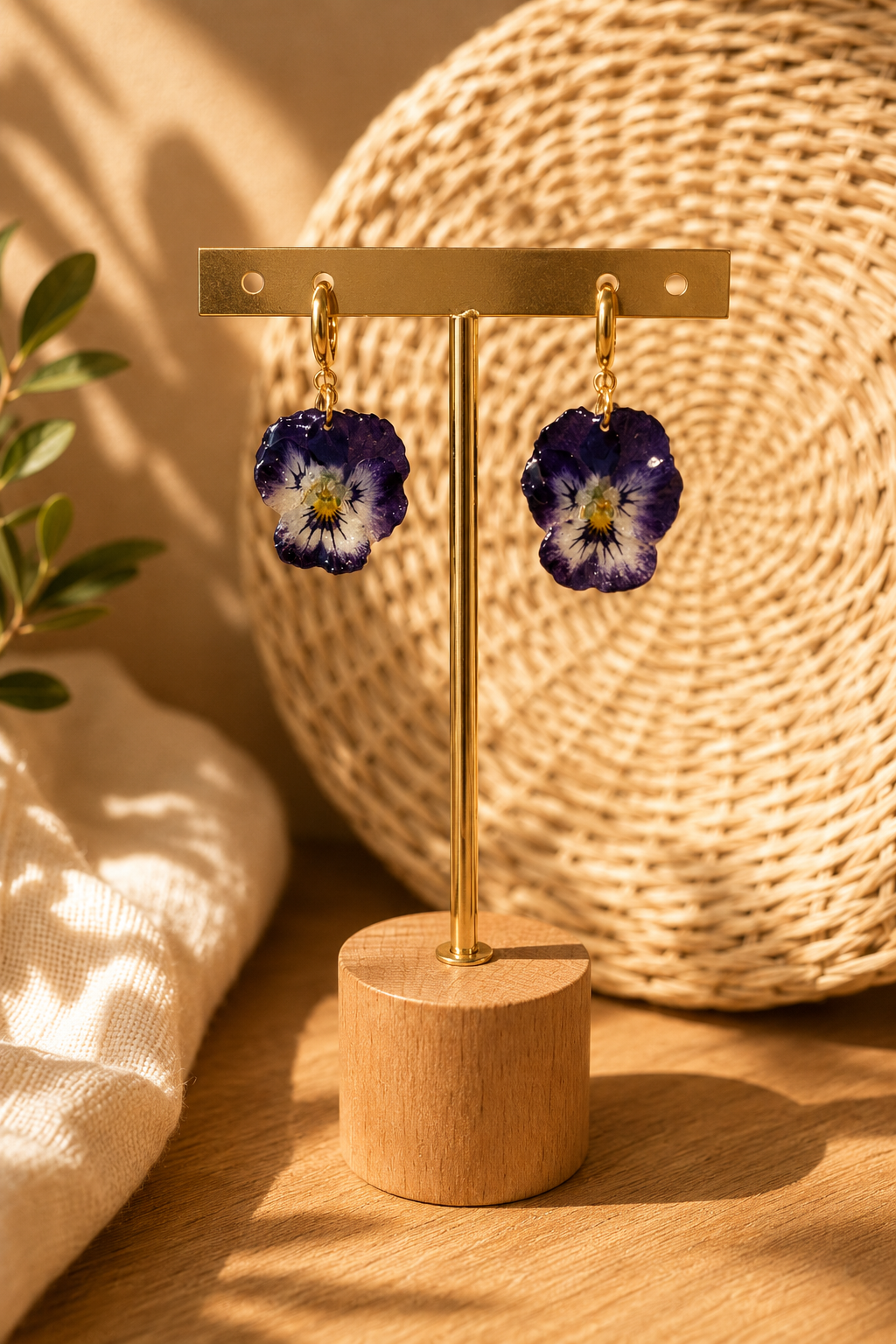 Indigo Mini Hoops