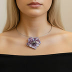 Botanical Bloom Choker | Violet