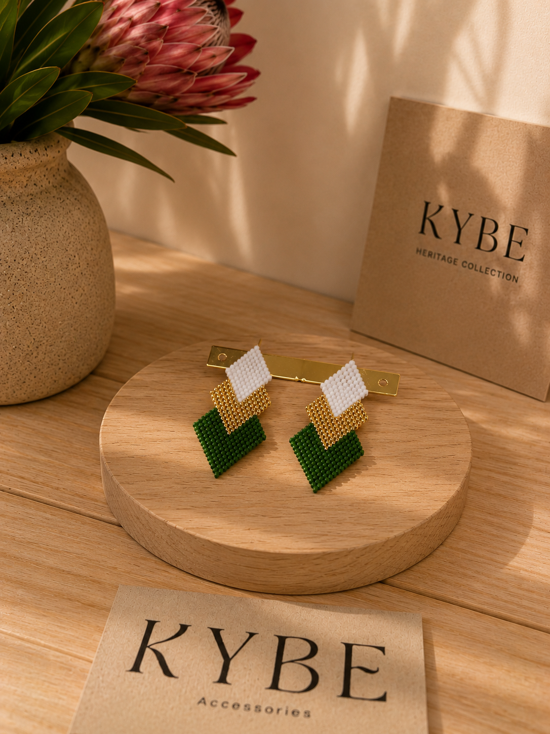 Emerald Cascade Earrings
