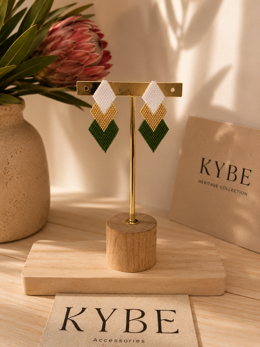 Emerald Cascade Earrings