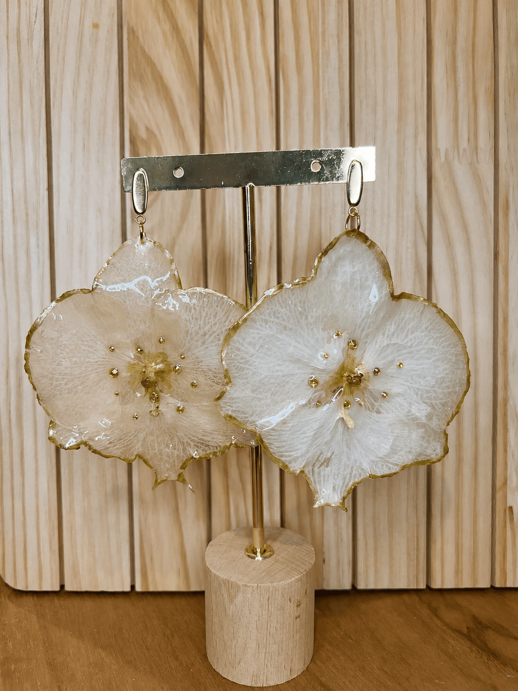 Ivory Bloom Studs