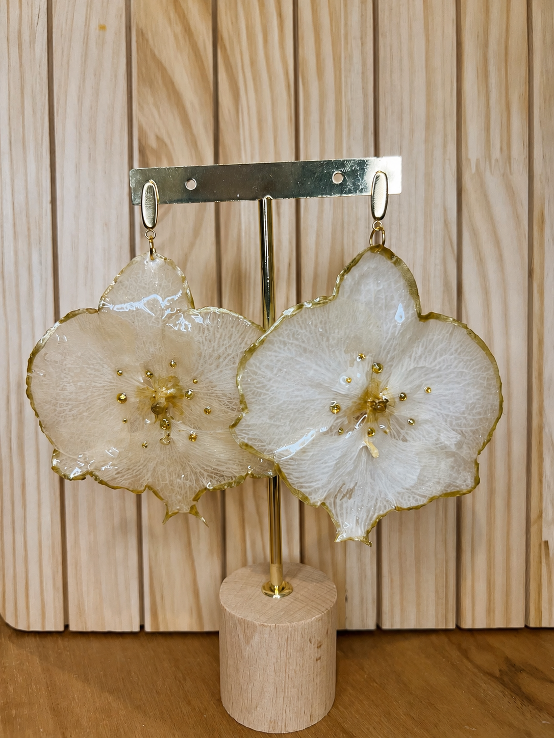 Ivory Bloom Studs