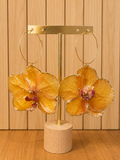 Golden Bloom Maxi Hoops