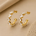Stella Crystal Hoops