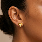 Amour Studs | Gold