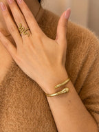 Golden Snake Ring