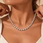 Halo Zircon Necklace