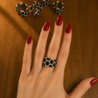 Heritage Miyuki Ring | Gold & Red Heart