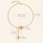 Orbit Drop Necklace