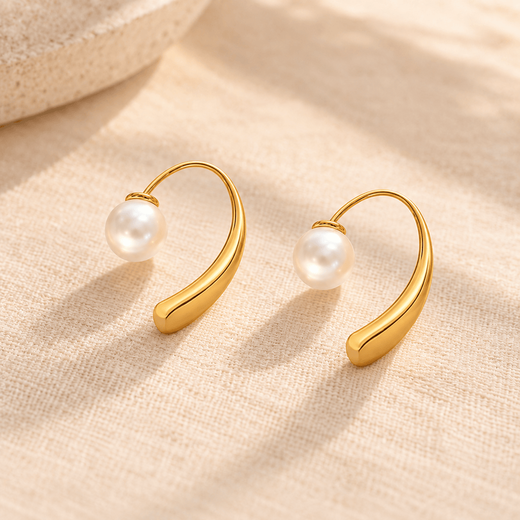 Pearl Sweep Earrings