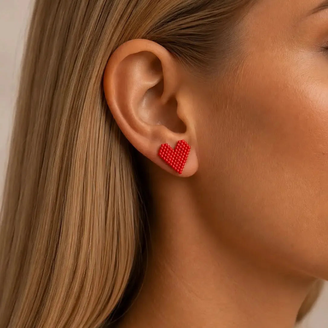 Red Heart Miyuki Studs