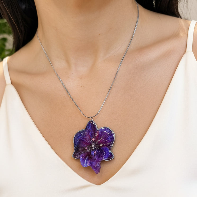 Botanica Bloom Necklace | Lavender & Violet
