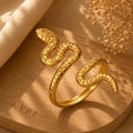 Golden Snake Ring