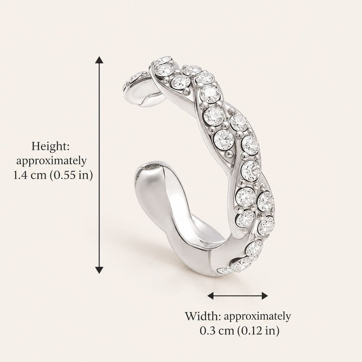 Cleo Zircon Ear Cuff
