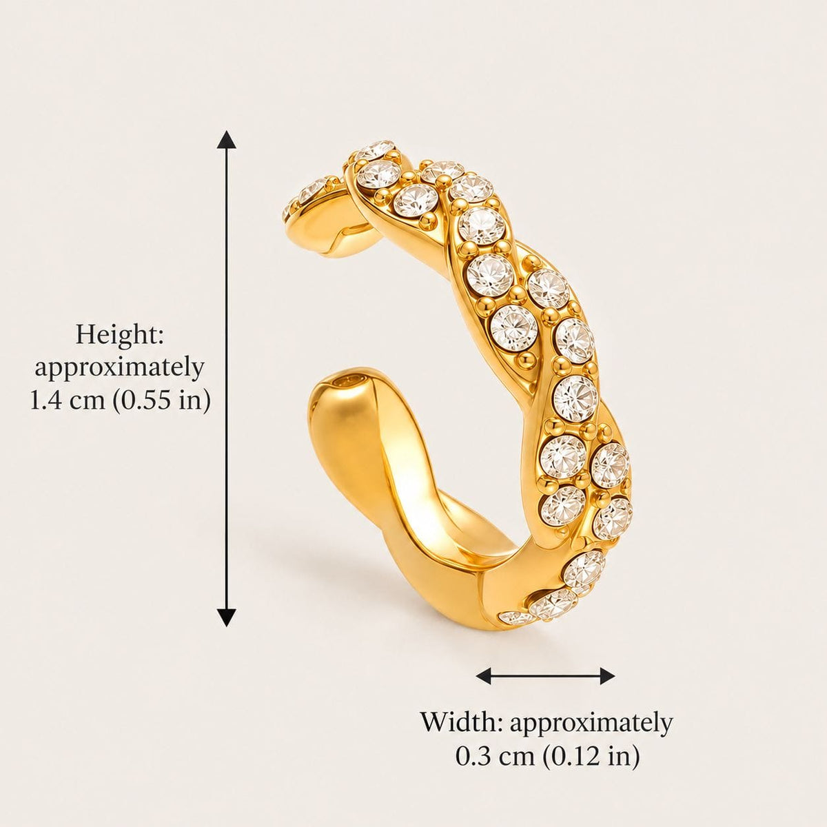 Cleo Zircon Ear Cuff