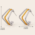 Edge Mixed Metals Hoops