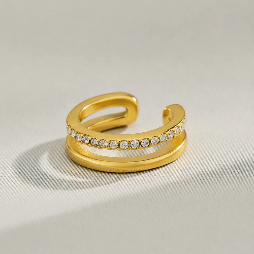 Halo Pavé Ear Cuff