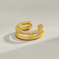 Halo Pavé Ear Cuff