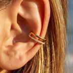 Halo Pavé Ear Cuff