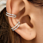 Halo Pavé Ear Cuff