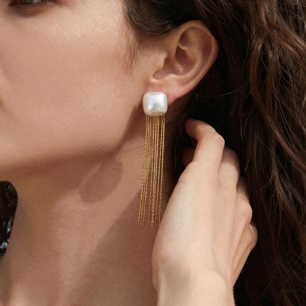 Shell Cascade Earrings
