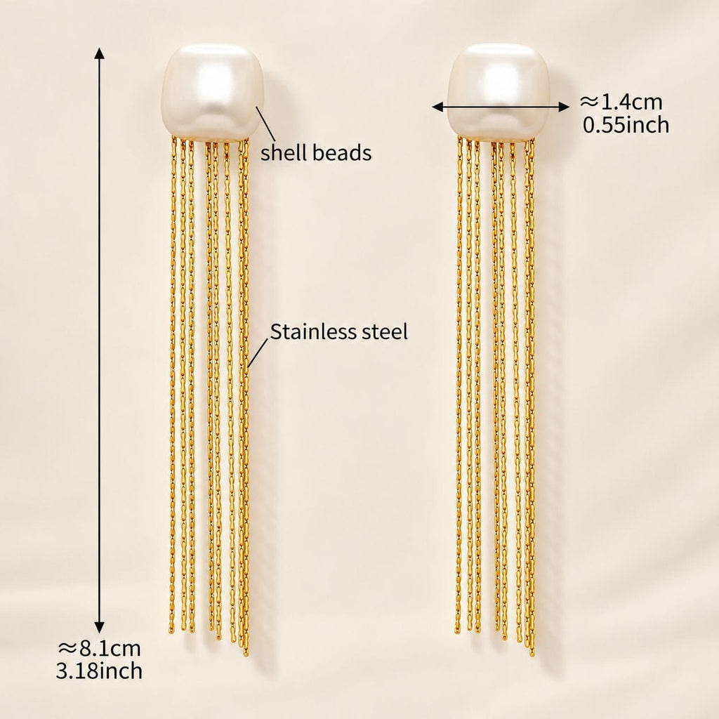 Shell Cascade Earrings