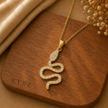 Golden Snake Pendant