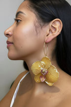 Golden Bloom Maxi Hoops
