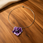 Botanical Bloom Choker | Violet