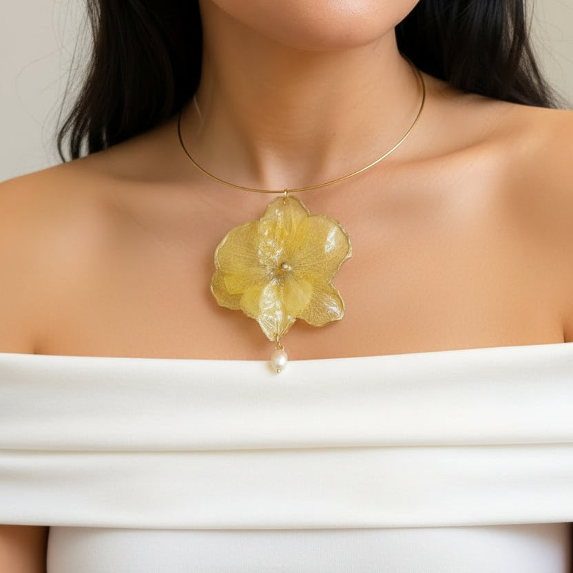 Botanical Bloom Choker | Violet