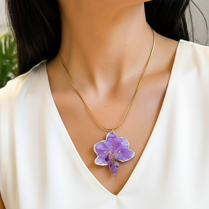 Botanica Bloom Necklace | Lavender & Violet