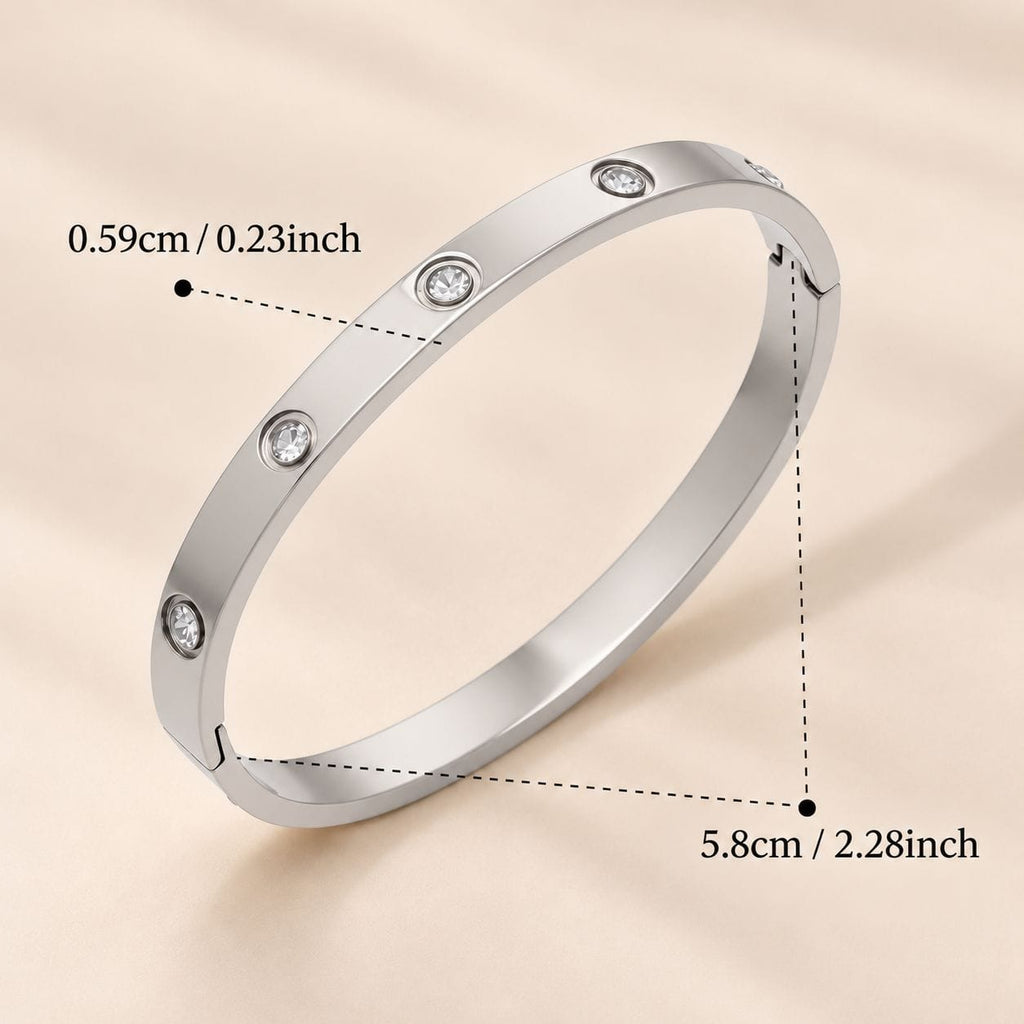Dot Bangle |  Gold