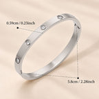 Dot Bangle |  Gold