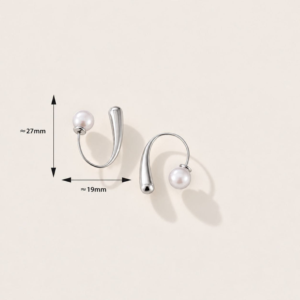 Pearl Sweep Earrings