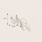 Pearl Sweep Earrings