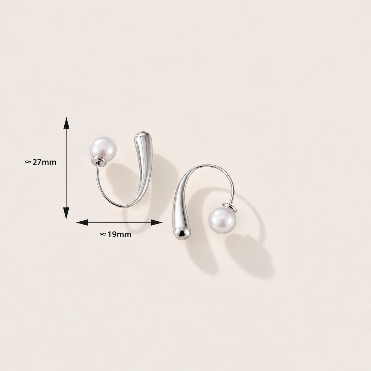 Pearl Sweep Earrings
